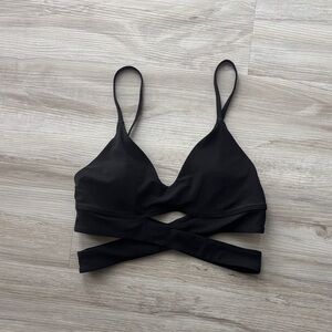 Lululemon Black Strappy Bralette